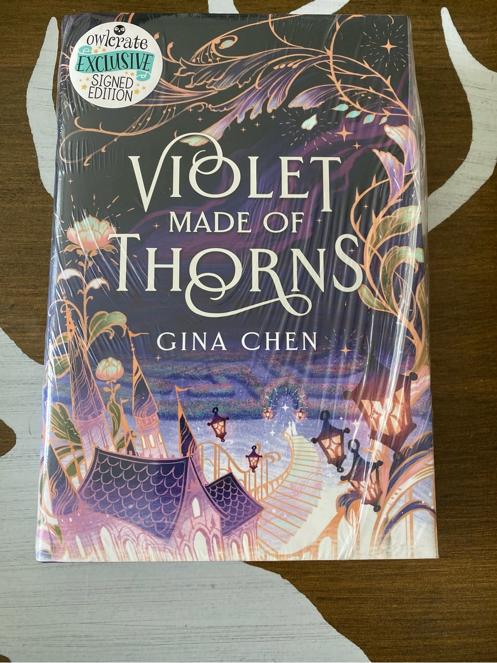 Violet Made of Thorns by Gina Chen - Purple Hardcover ( Exclusive)